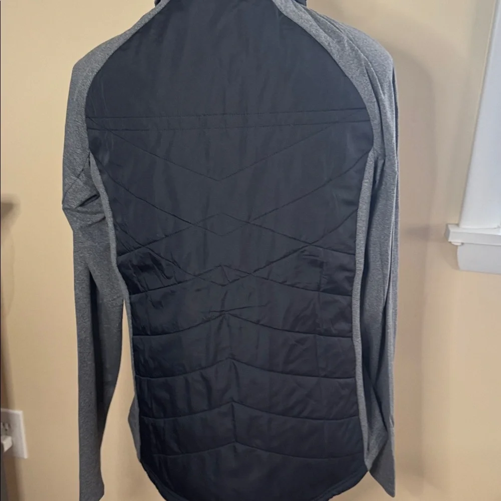 Kate Lord‎ athletic jacket Grey/black color block zip up M